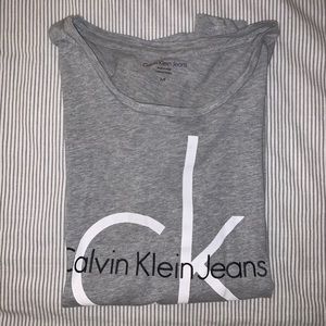 CALVIN KLEIN LOGO CASUAL TEE
